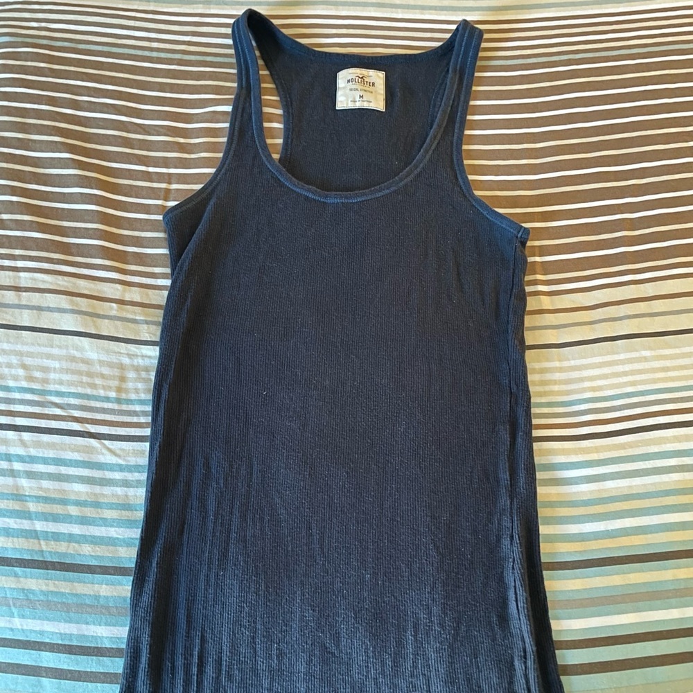 Hollister blue tank